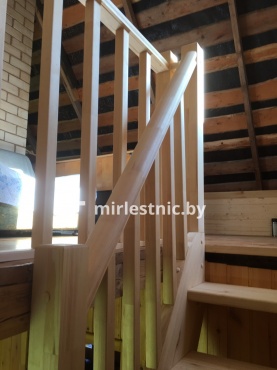 Деревянная лестница ЛС-92м - купить лестницу